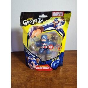 Heroes of Goo Jit Zu Captain America Marvel Super Stretchy Action Figure